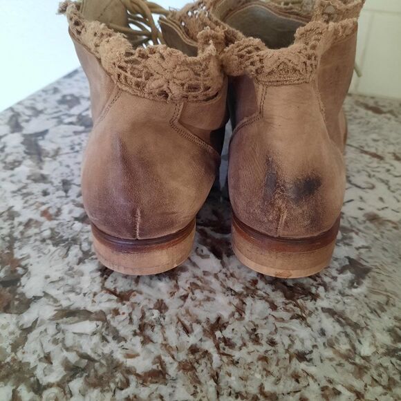 Free people lace up ankle boots size 40 - Picture 3 of 10